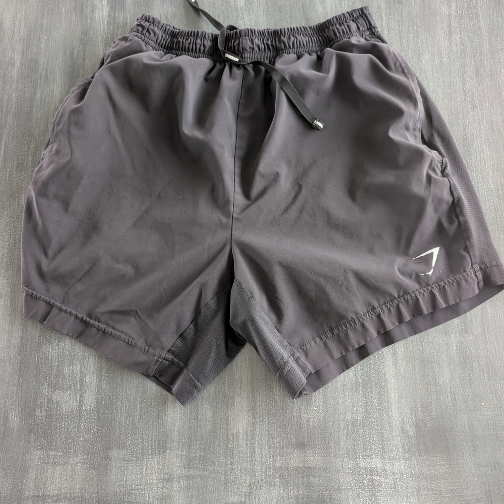 Men's Gymshark Black Athletic Shorts size Small.